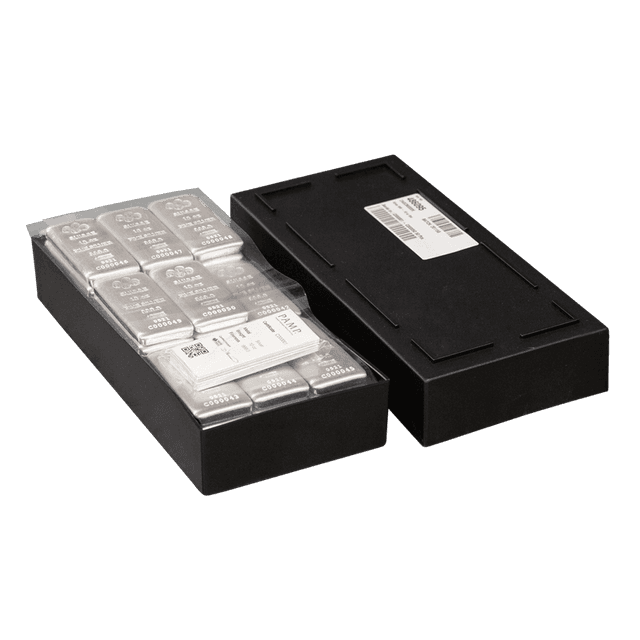 Box of 15 x 1 Kilogram PAMP Silver Bars