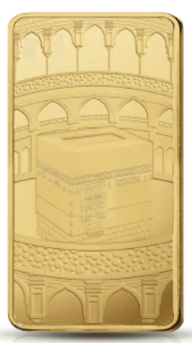 1oz 24K Gold Bar – Random Design by Rafmoah
