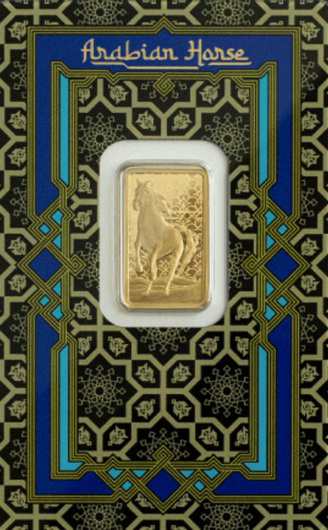 Arabian Horse 5g Pure Gold Bar – PAMP Suisse Edition