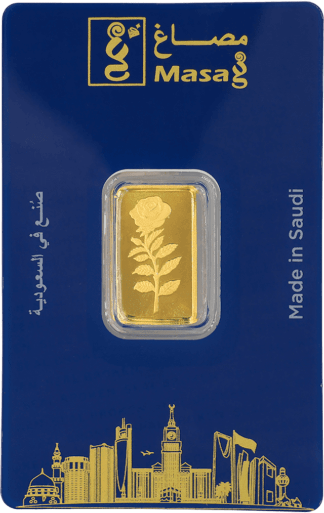 Masag 5g Gold Bar – 24K | 999.9 Purity