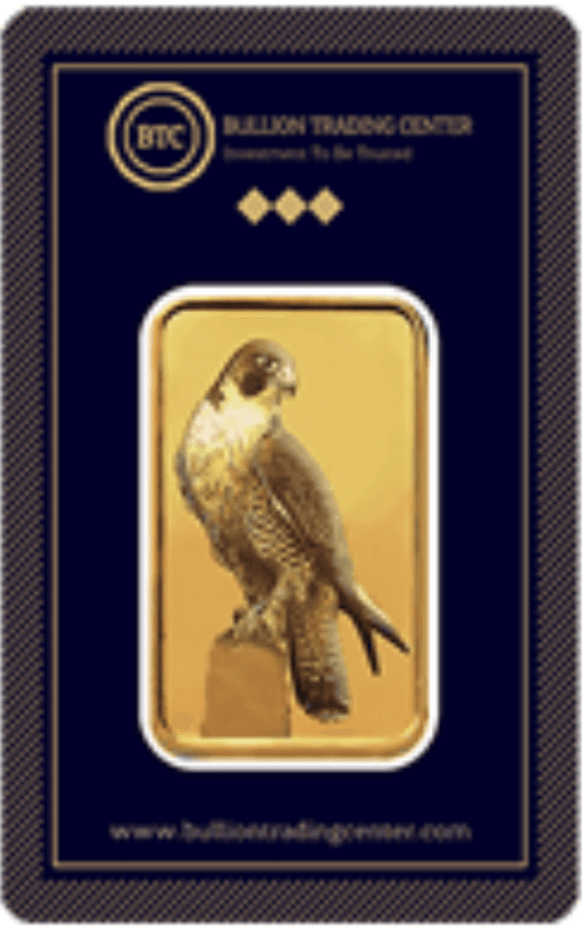 BTC – Engraved with "Falcon" – 5g – 24K – 999.9 Purity