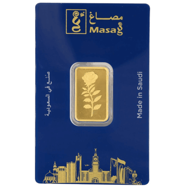Masag 10g Gold Bar – 24K | 999.9 Purity